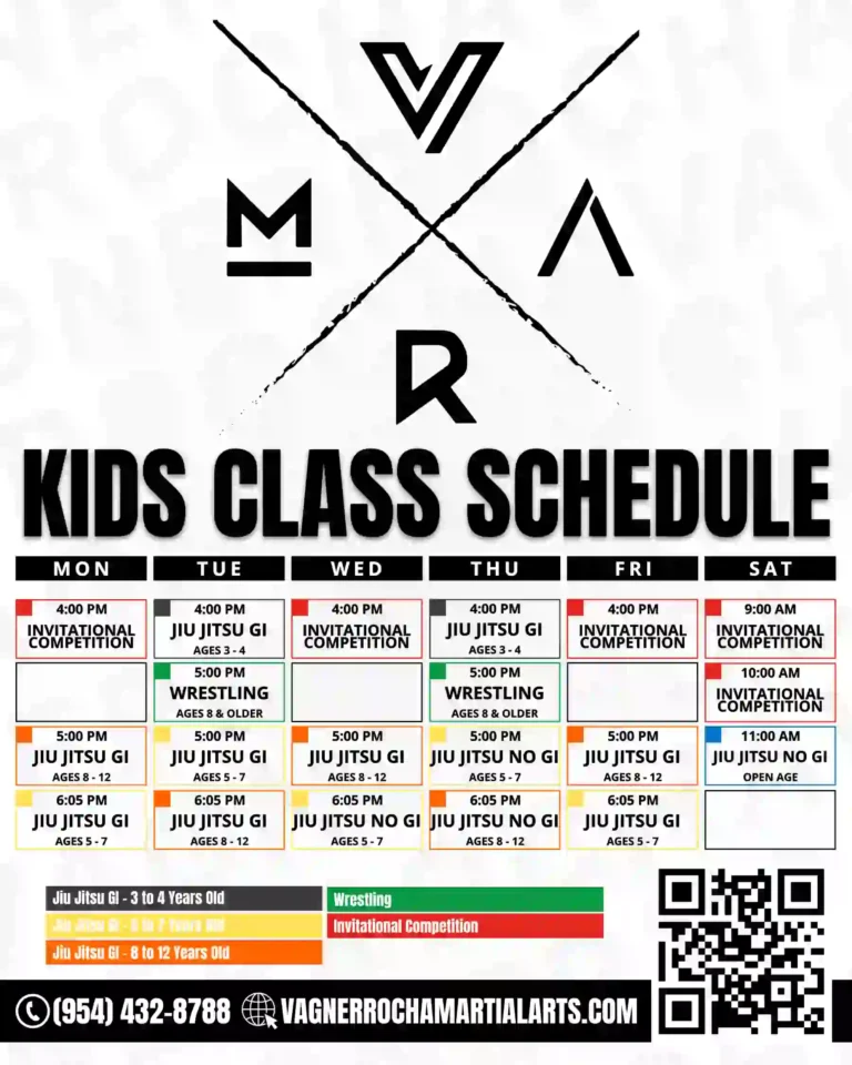 Schedule Vagner Rocha Kids 01/14/2026